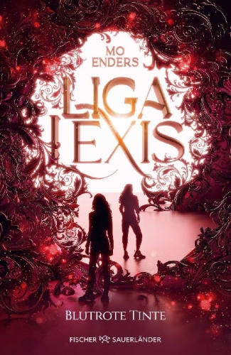 Buchcover und Innenansicht für das Buch: Liga Lexis - Blutrote Tinte