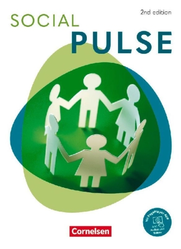 Buchcover und Innenansicht für das Buch: Pulse B1/B2 11./12. Jahrgangsstufe. Social Pulse - Schülerbuch