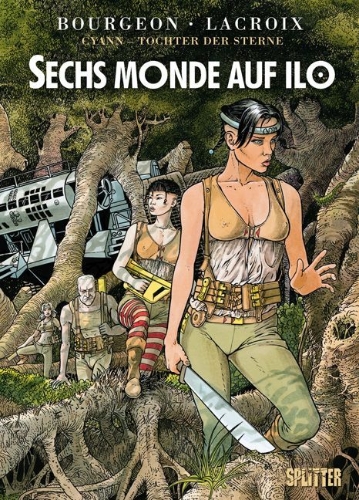 Buchcover und Innenansicht für das Buch: Le Cycle de Cyann