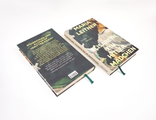 Buchcover und Innenansicht für das Buch: Elisabeth, ein Hitlermädchen. Roman der deutschen Jugend
