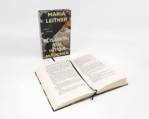 Buchcover und Innenansicht für das Buch: Elisabeth, ein Hitlermädchen. Roman der deutschen Jugend