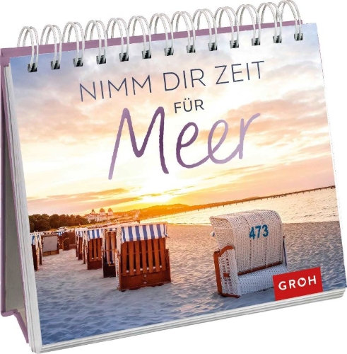 Buchcover und Innenansicht für das Buch: Nimm dir Zeit für Meer