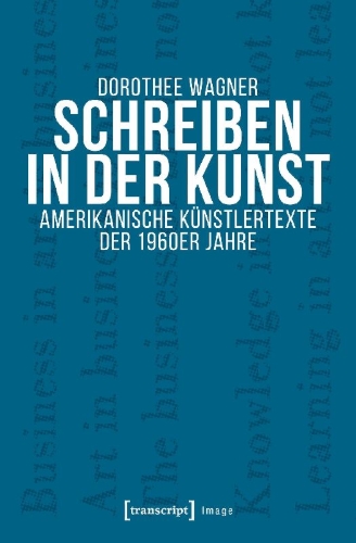 Buchcover und Innenansicht für das Buch: Schreiben in der Kunst