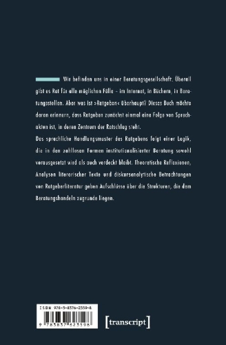 Buchcover und Innenansicht für das Buch: Rat geben