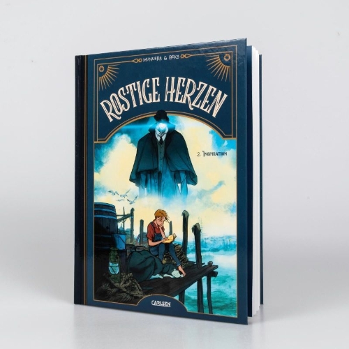 Buchcover und Innenansicht für das Buch: Les c¿urs de ferraille Tome 2 - L'inspiration