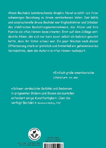 Buchcover und Innenansicht für das Buch: Fun Home