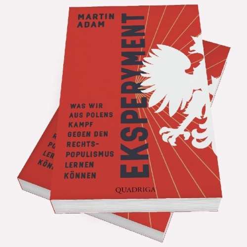 Buchcover und Innenansicht für das Buch: Eksperyment