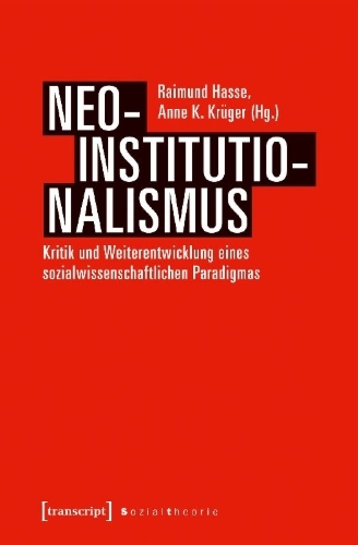 Buchcover und Innenansicht für das Buch: Neo-Institutionalismus