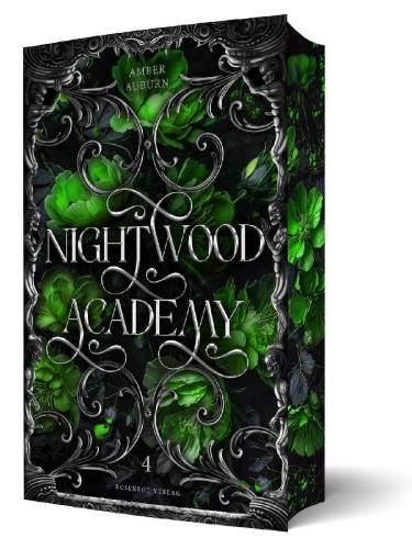 Buchcover und Innenansicht für das Buch: Nightwood Academy 4 - Dark Romantasy Serie