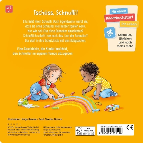 Buchcover und Innenansicht für das Buch: Der Schnuller-Schatz