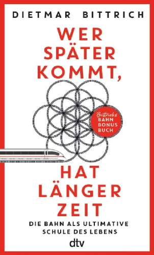 Buchcover und Innenansicht für das Buch: Wer später kommt, hat länger Zeit