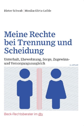 Buchcover und Innenansicht für das Buch: Meine Rechte bei Trennung und Scheidung
