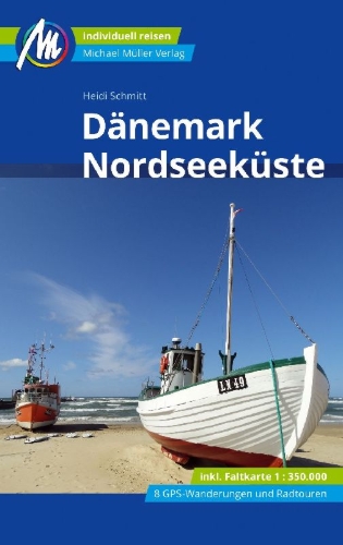Buchcover und Innenansicht für das Buch: MICHAEL MÜLLER Reiseführer Dänemark Nordseeküste