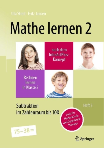 Buchcover und Innenansicht für das Buch: Mathe lernen 2 nach dem IntraActPlus-Konzept