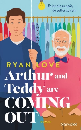 Buchcover und Innenansicht für das Buch: Arthur and Teddy are coming out
