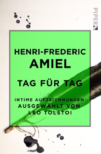 Buchcover und Innenansicht für das Buch: Journal intime