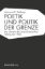 Buchcover und Innenansicht für das Buch: Poetik und Politik der Grenze