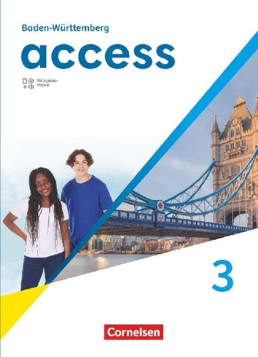 Buchcover und Innenansicht für das Buch: Access Band 3: 7. Schuljahr - Baden-Württemberg - Ausgabe 2025 - Schulbuch (Festeinband)