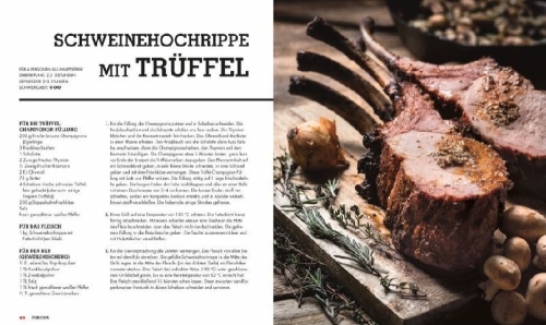 Buchcover und Innenansicht für das Buch: Der Napoleon Grill-Kodex