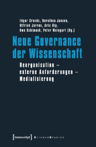 Buchcover und Innenansicht für das Buch: Neue Governance der Wissenschaft