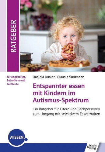 Buchcover und Innenansicht für das Buch: Entspannter essen mit Kindern im Autismus-Spektrum