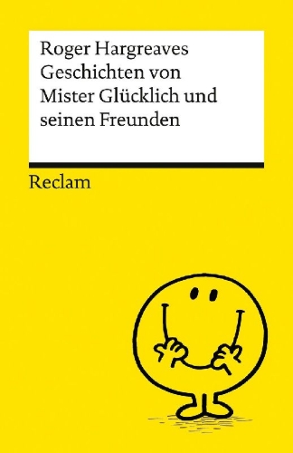 Buchcover und Innenansicht für das Buch: Geschichten von Mister Glücklich und seinen Freunden
