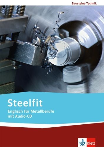 Buchcover und Innenansicht für das Buch: Steelfit. Englisch für Metallberufe