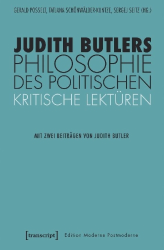 Buchcover und Innenansicht für das Buch: Judith Butlers Philosophie des Politischen
