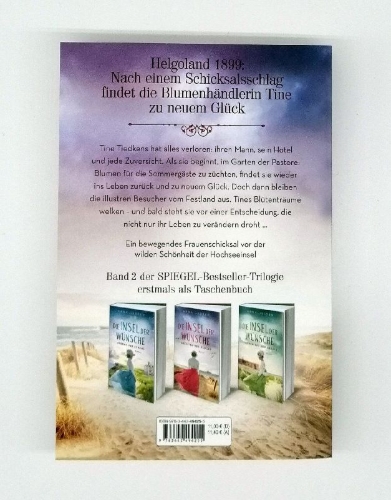 Buchcover und Innenansicht für das Buch: Die Insel der Wünsche - Gezeiten des Glücks