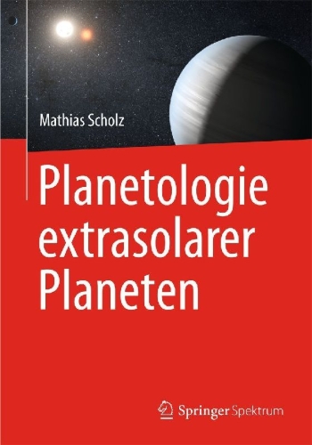 Buchcover und Innenansicht für das Buch: Planetologie extrasolarer Planeten