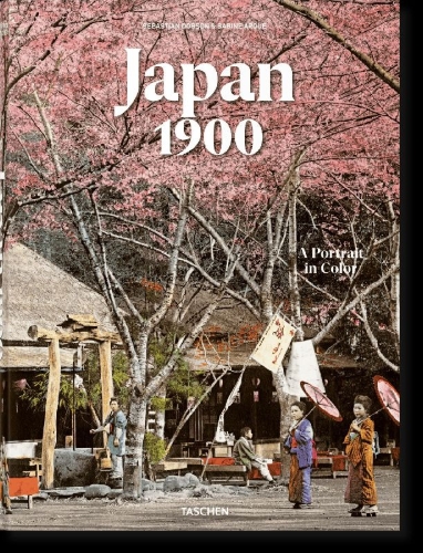 Buchcover und Innenansicht für das Buch: Japan 1900. A Portrait in Color