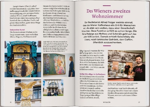 Buchcover und Innenansicht für das Buch: Baedeker SMART Reiseführer Wien