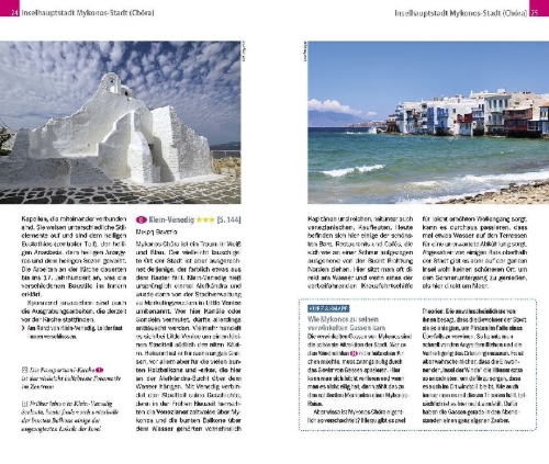 Buchcover und Innenansicht für das Buch: Reise Know-How InselTrip Mykonos mit Ausflug nach Delos und Tínos