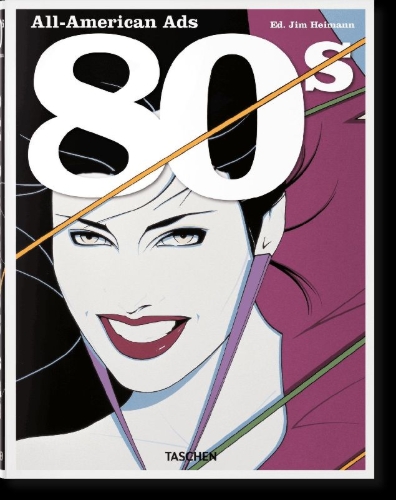 Buchcover und Innenansicht für das Buch: All-American Ads of the 80s