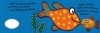 Buchcover und Innenansicht für das Buch: I am Little Fish.  A Finger Puppet Book