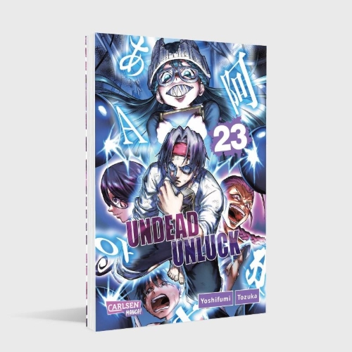 Buchcover und Innenansicht für das Buch: Undead Unluck