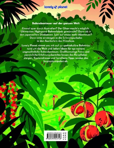 Buchcover und Innenansicht für das Buch: LONELY PLANET Bildband Legendäre Zugreisen