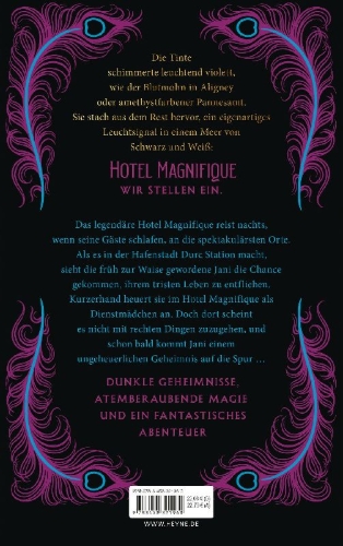 Buchcover und Innenansicht für das Buch: Hotel Magnifique