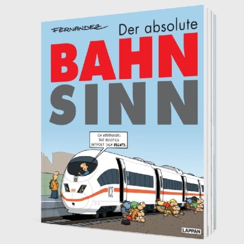 Buchcover und Innenansicht für das Buch: Der absolute Bahnsinn