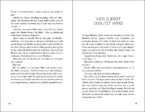 Buchcover und Innenansicht für das Buch: Crossing the Lines - Uns gehört die Nacht