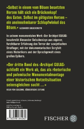 Buchcover und Innenansicht für das Buch: Der Archipel GULAG III