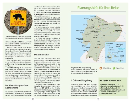 Buchcover und Innenansicht für das Buch: DUMONT Reise-Handbuch Reiseführer Ecuador, Galápagos-Inseln