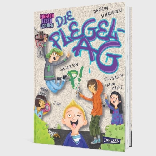 Buchcover und Innenansicht für das Buch: Die Flegel-AG: Gib mir ein F!