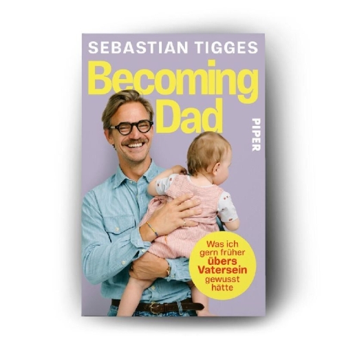 Buchcover und Innenansicht für das Buch: Becoming Dad