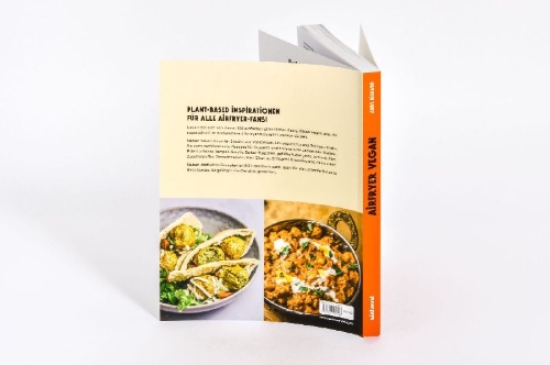 Buchcover und Innenansicht für das Buch: Airfryer Vegan