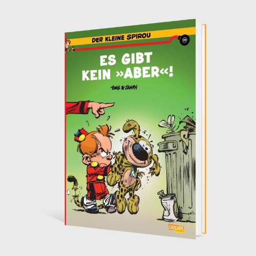 Buchcover und Innenansicht für das Buch: Le Petit Spirou: Y a pas de ' mais ' !