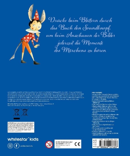 Buchcover und Innenansicht für das Buch: Pinocchio
