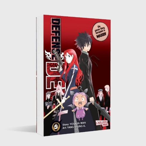 Buchcover und Innenansicht für das Buch: Defense Devil