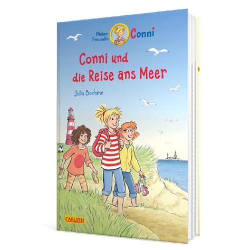 Buchcover und Innenansicht für das Buch: Conni-Erzählbände 33: Conni und die Reise ans Meer