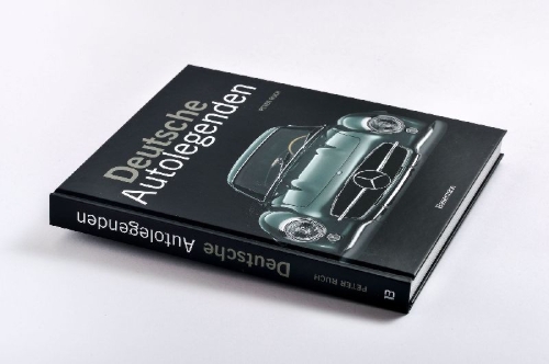 Buchcover und Innenansicht für das Buch: Legendary German Cars